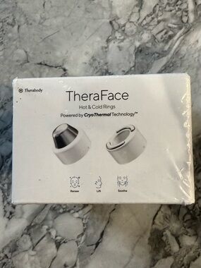 Therabody TheraFace Hot & Cold Rings White